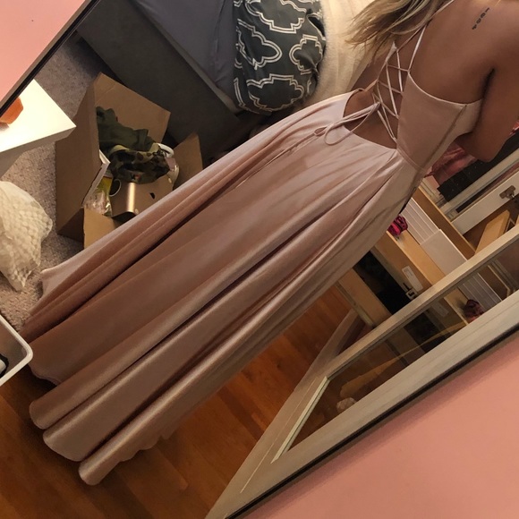 Pearl/Blush Faviana Gown from Saks - Picture 5 of 10